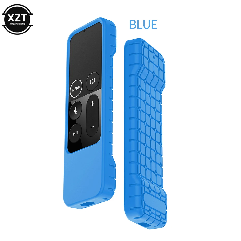 Hot Colorful Anti-slip Silicone Protective Case for Apple TV 4 Remote Control Waterproof Dust Cover Lightweight Rectangle Sleeve