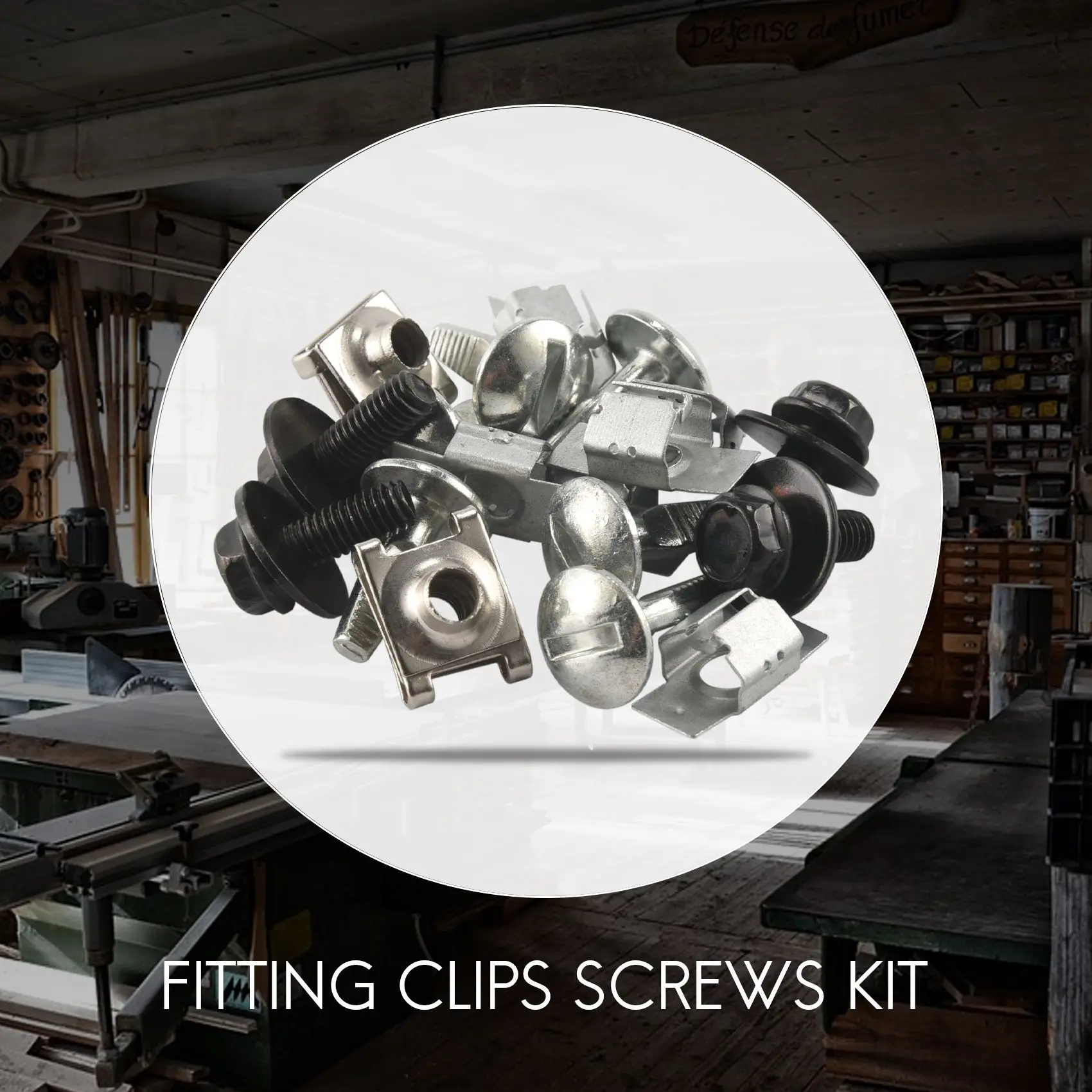 Super Sale 20 Pcs Engine Cover Fixing Fitting Clips Screws Kit for Citroen C5 Peugeot 407