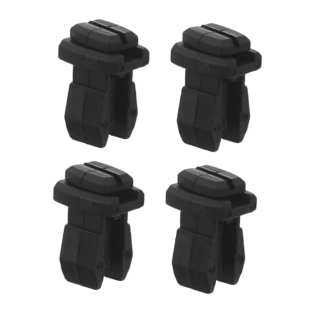 4PCS New Split Open Design RV Refrigerator Clip Replaces 617772 Black PP Service Door Retainer Refrigerator Vent Latch RV Owners