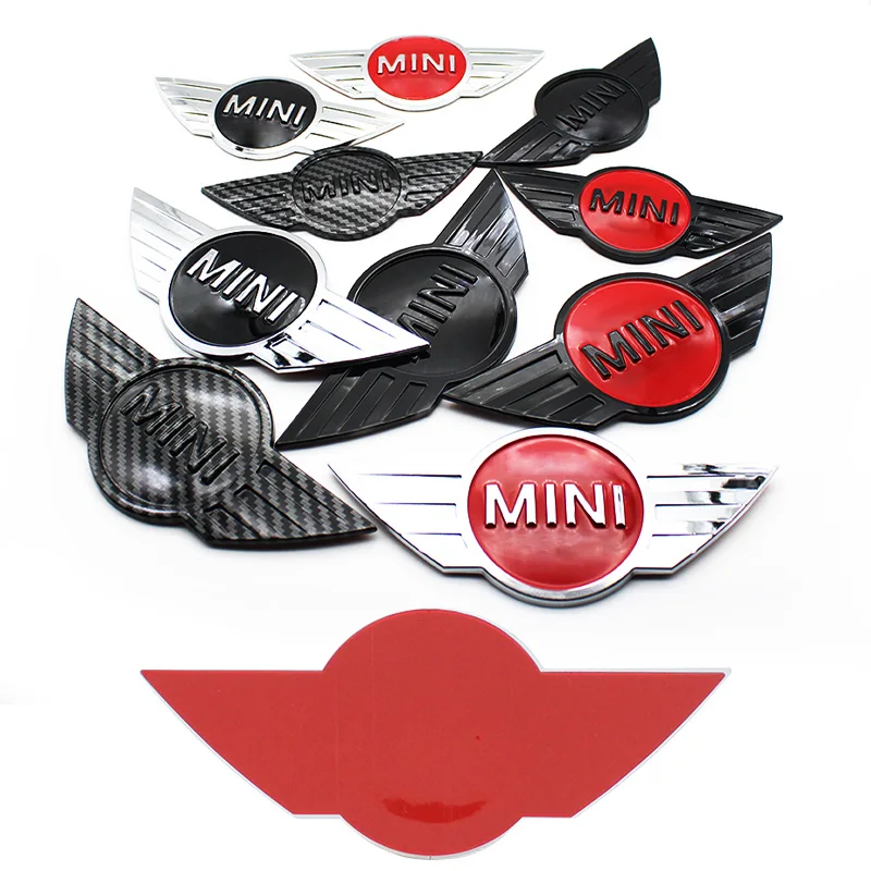 ABS For Mini Cooper R50 R52 R53 R55 R56 R57 R58 R60 F54 F55 F56 Accessories Car Front Hood Emblem Sticker Rear Trunk Badge Decal