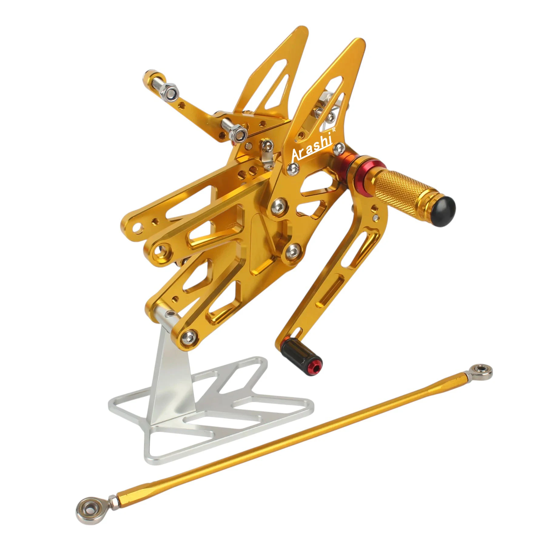 Motorcycle Accessories CNC Adjustable Rear Set Rearsets Footrest Foot Rest For YAMAHA R6 2003 2004 2005