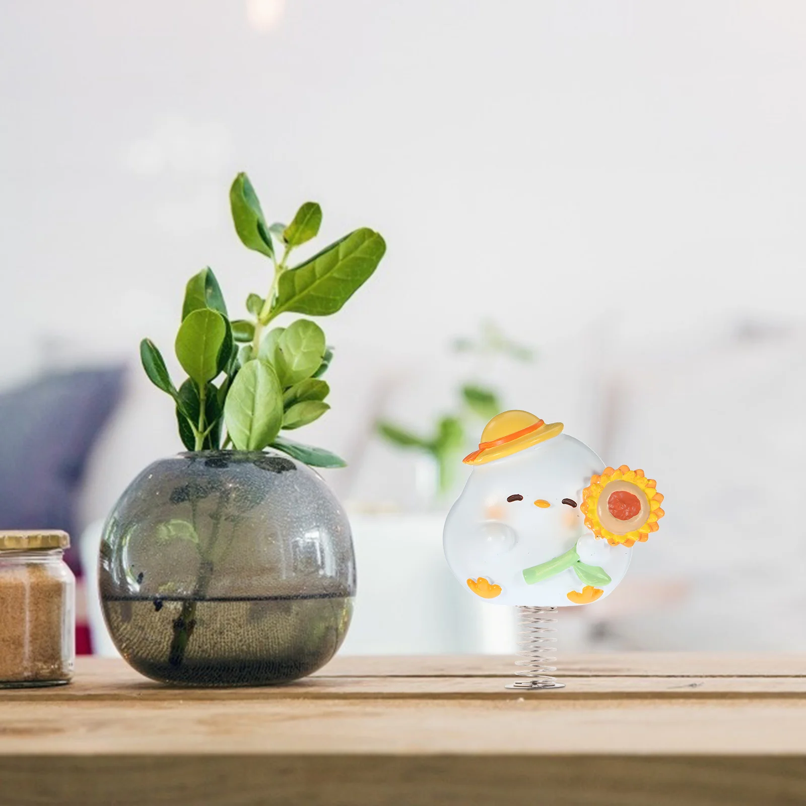 

10Pcs Dashboard Spring Bases Car Shaking Head Stand Holder Expandable for DIY Car Ornament Accessories Dashboard Toy Bases