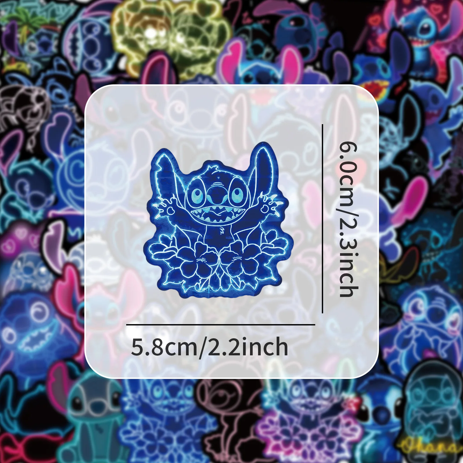 10/30/50 個新しいディズニー漫画クールステッチステッカースーツケーススクラップブッキング電話ラップトップ文具子供のおもちゃステッカー