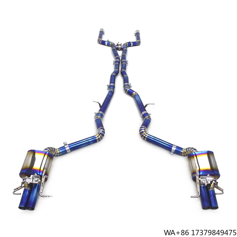 

Custom Catback Muffler for Mercedes-Benz E63 E63S AMG W213 4.0TT 2016-2023 Titanium Pipes OEM Valve Factory Exhaust System