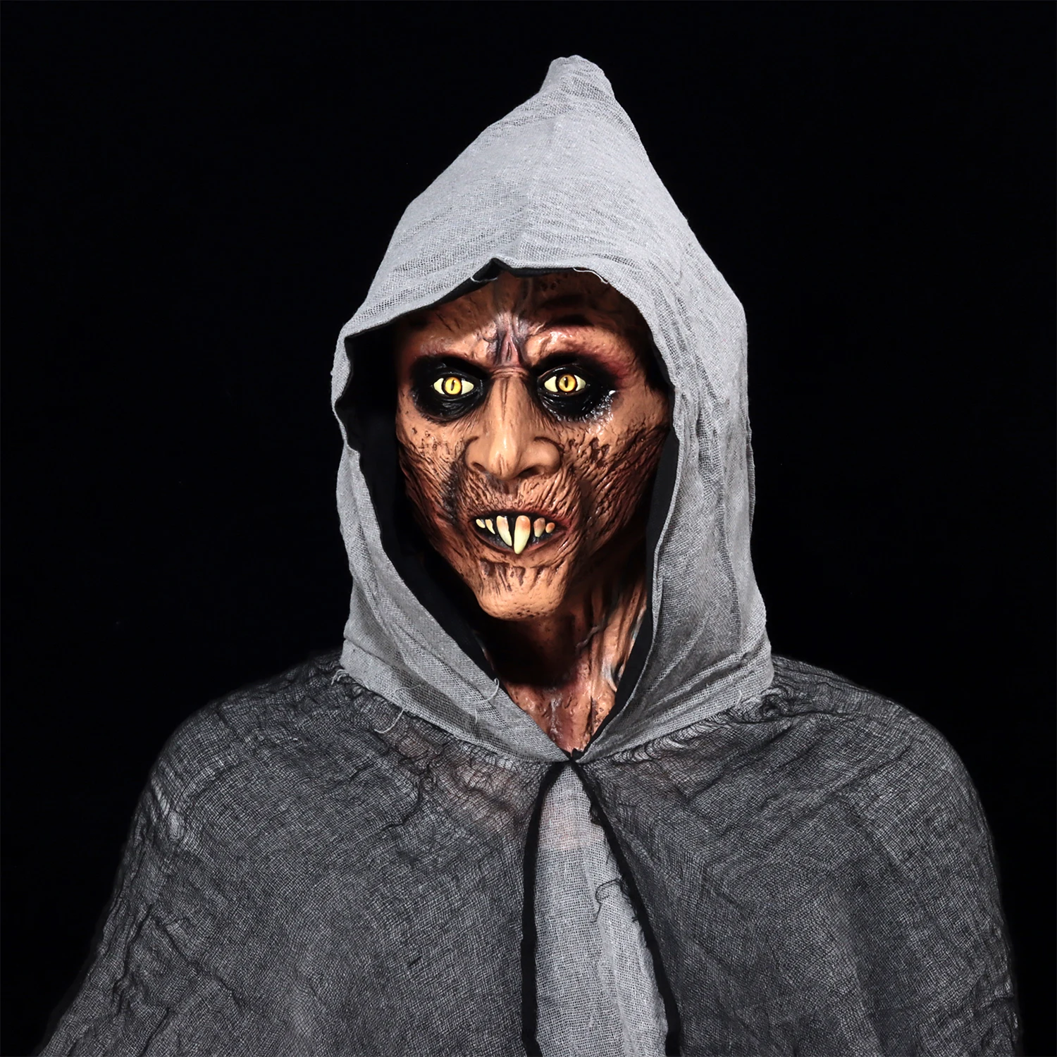 Horror Vampire Nosferatu Mask Cosplay Demon Killer Orlok Bloody Latex Helmet Halloween Carnival Party Costume Props 5