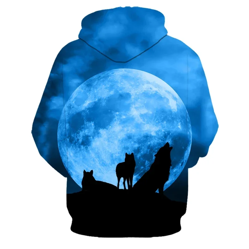 3D-Druck Hoodie mit Wolf-Motiv für Herren und Damen, modischer, lässiger Oversize-Pullover, Hip-Hop, Harajuku, Streetwear – Detail 40