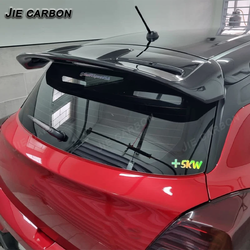 For 2018+ Suzuki SWIFT Sport ZC33S Car Carbon Fiber Tailgate Rear Luggage Cover Trim Spoiler Body Accessories Extended Appearan