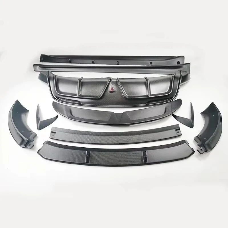 

Auto Parts Model Y Body Kits Matte Carbon Fiber Bumper Front Lip Rear Lip Side Skirts Wind Knife Tail Wing Spoiler for