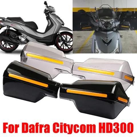 SYM Dafra citycom 300 300i HD300 용, HD 300 오토바이 액세서리, 핸들 바 핸드가드, 핸드 쉴드 가드 프로텍터