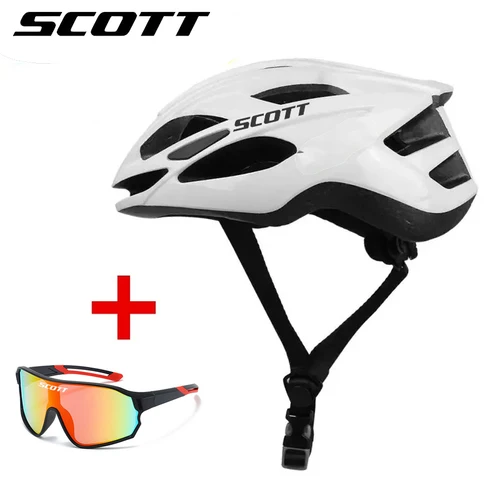 Imagen 1 del producto Casco de ciclismo ultraligero con 18 orificios de ventilación, correa ajustable y espuma EPS, certificado CPSC/CE para bicicleta de carretera MTB para adultos con