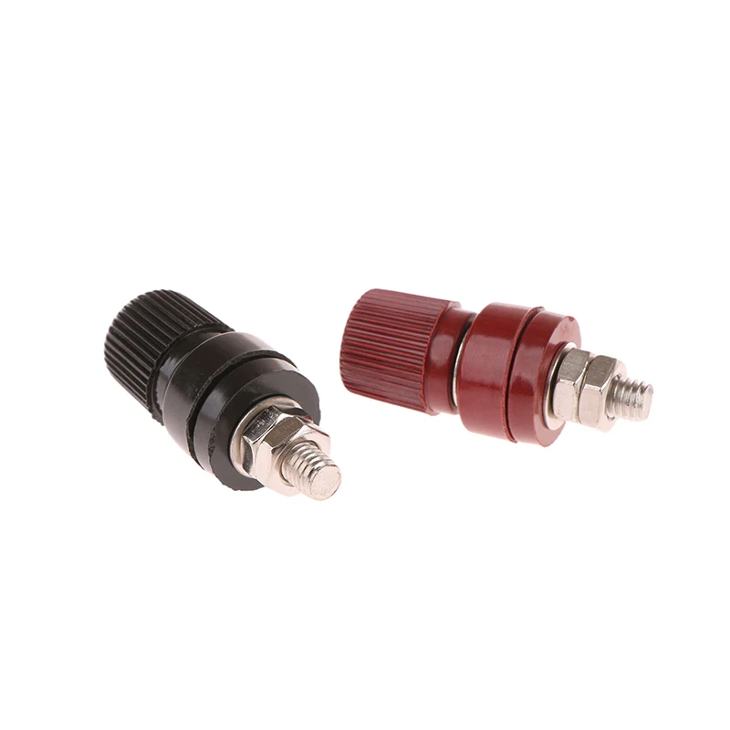 M6 Terminals Brass Posts Terminal Blocks Type 333 Thread Screw Red And Black 6mm Temperature Copper Screw