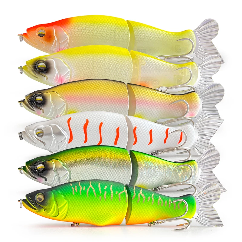 140mm Fishing Lures Jointbait Swimbait Lures for Fishing Pike Lures Fishing Tackle Predator Fishing Hooks Floating Bait Sinking