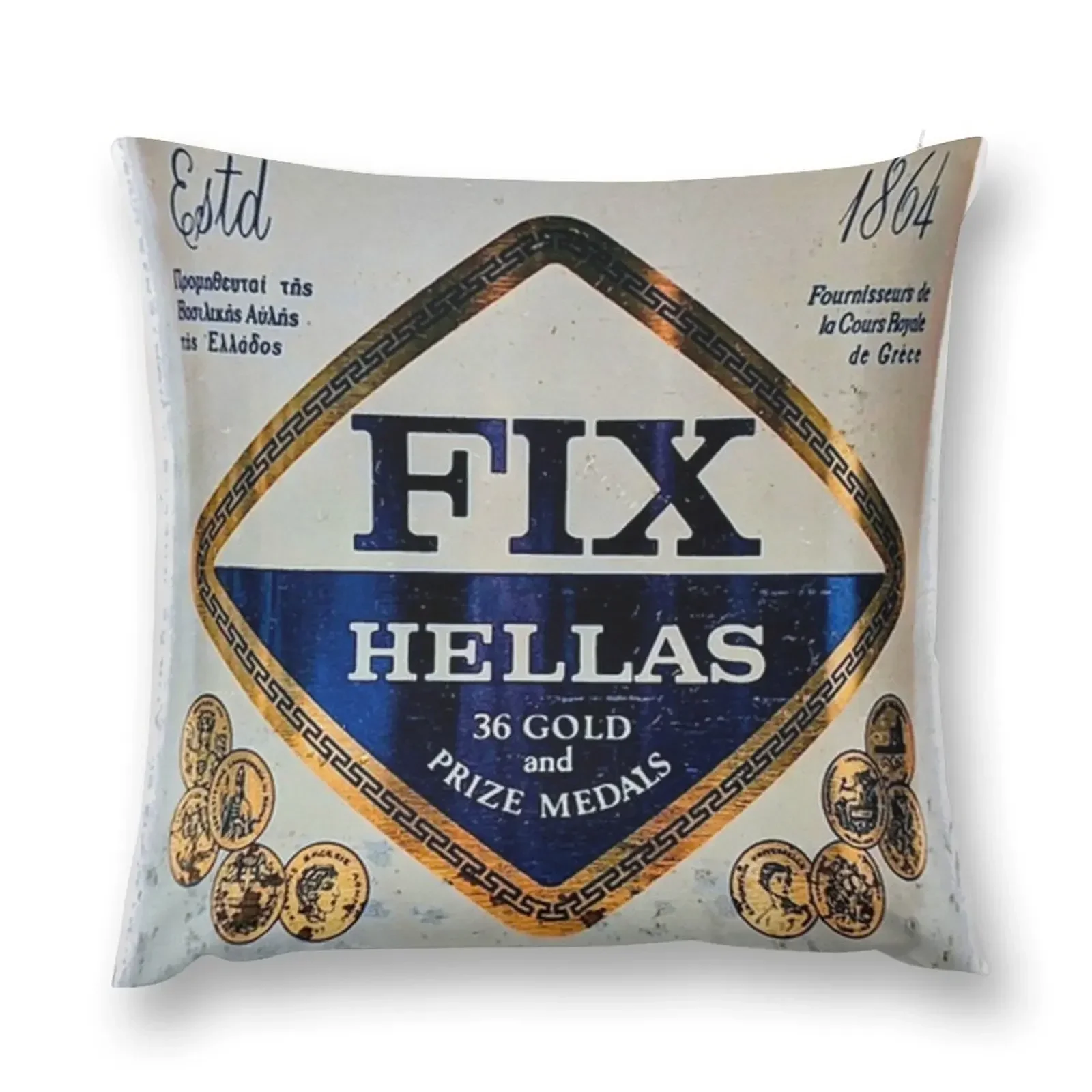 Fix Hellas Beer Can Throw Pillow christmas cushions covers luxury sofa pillows luxury throw pillow covers pillow