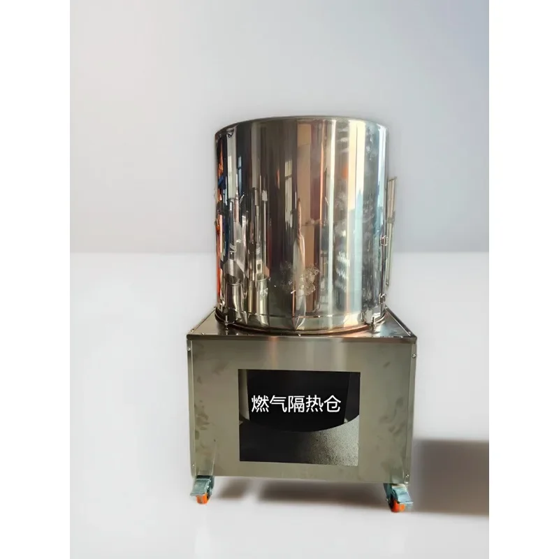 goods frying machine Peanut tea leaf emptying and stir-frying machine