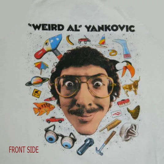 

Remake WEIRD AL YANKOVIC 1985 STUPID TOUR JERSEY T Shirt TE3518