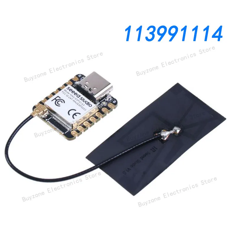 113991114 XIAO ESP32S3 - 2.4GHz WiFi, BLE 5.0, Dual-Core, Battery Charge,Smart Homes, IoT, Wearable Devices, Robotics