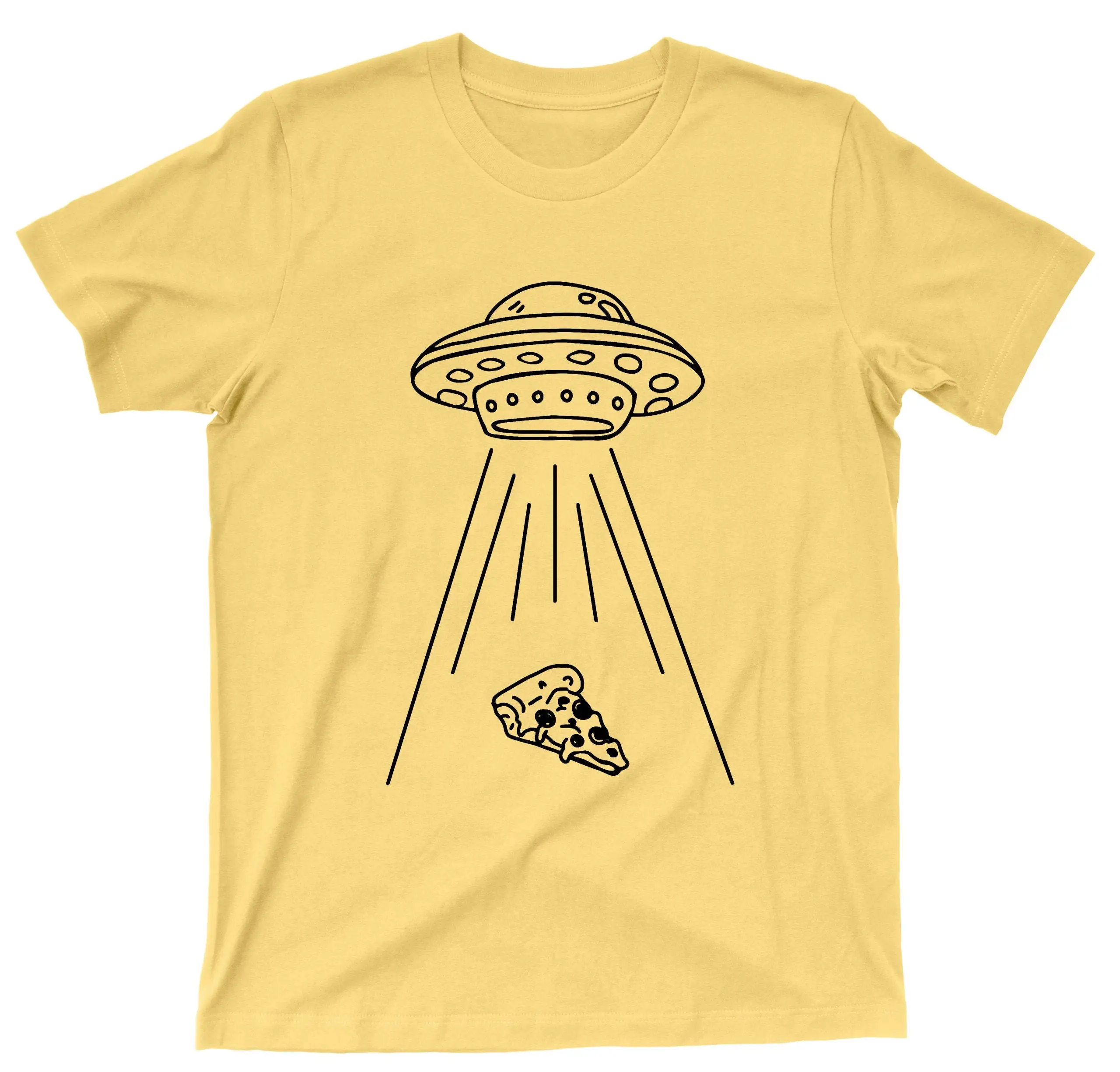 Alien T Shirt Pizza Slice Abduction By Ufo Extraterrestrials Love Lover Funny