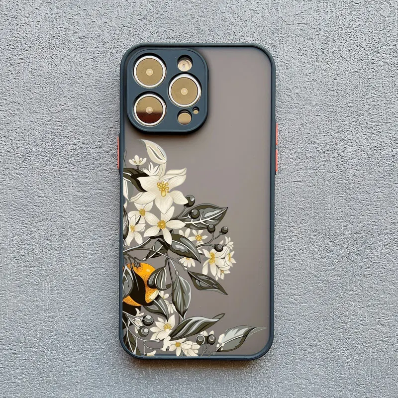 INS Malerei Blume Telefon Fällen Für iPhone 11 Fall iPhone 17 16 13 12 15 14 Pro Max Mini 14 15 16 Plus XS X XR Stoßfest Abdeckungen – Detail 10
