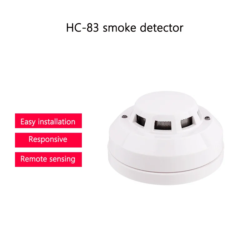 

HC-83 Household Fire Alarm Ceiling Type Smoke Detector Independent Networking Security Equipment Responsive Remote Sensing