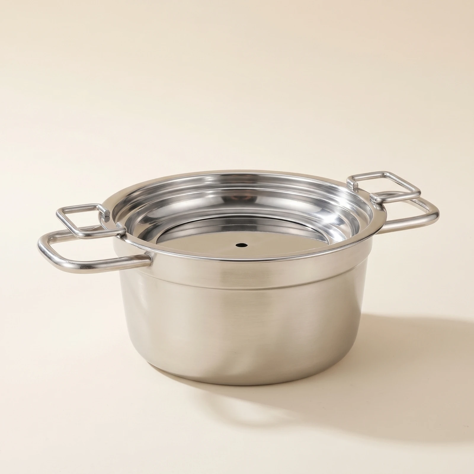 Shabu Shabu Pot Ergonomic Hot Pot Cookware Compact Long-Lasting for Solo Diners, Tabletop Cooking, Small Kitchens
