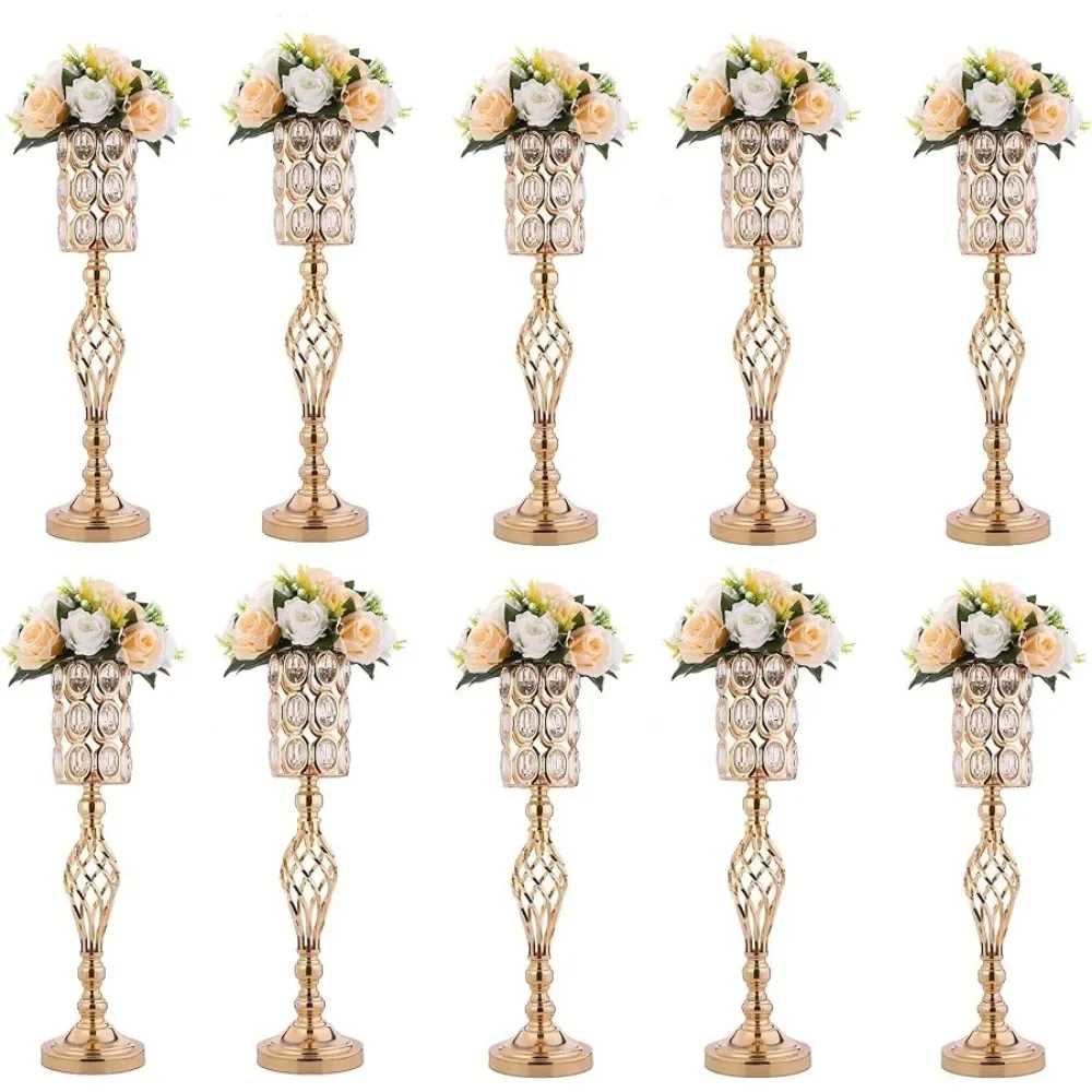 

Gold Versatile Flower Holders, Flower Stands, Wedding Party Reception, Dining Room, Living Room Decor, Home, Centerpiece, 24"