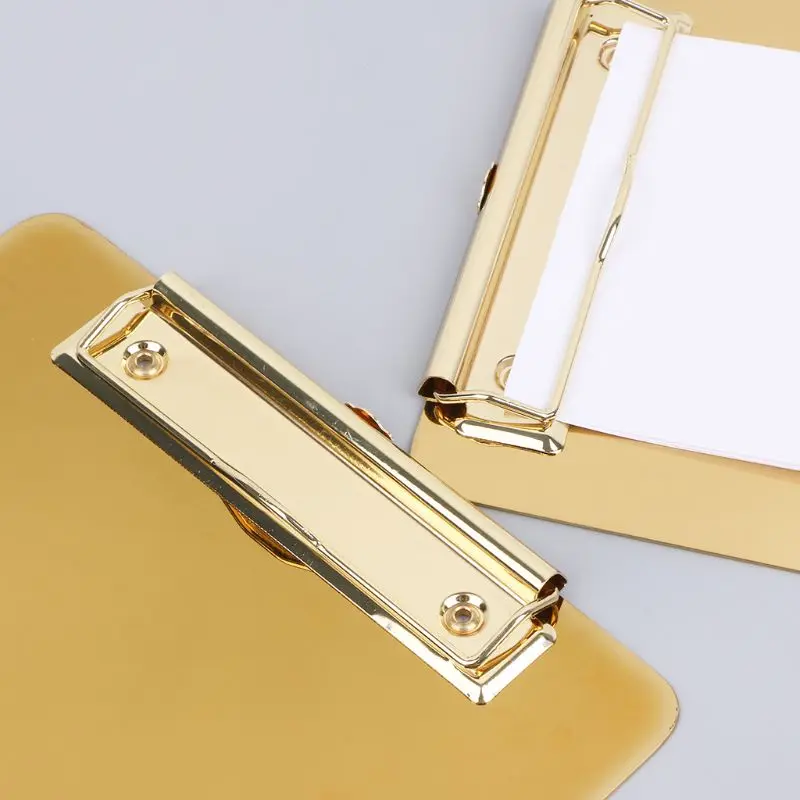 Metal Clipboard Writing Pad File Folder Document Holder Desk Storage School Office Dropshipping