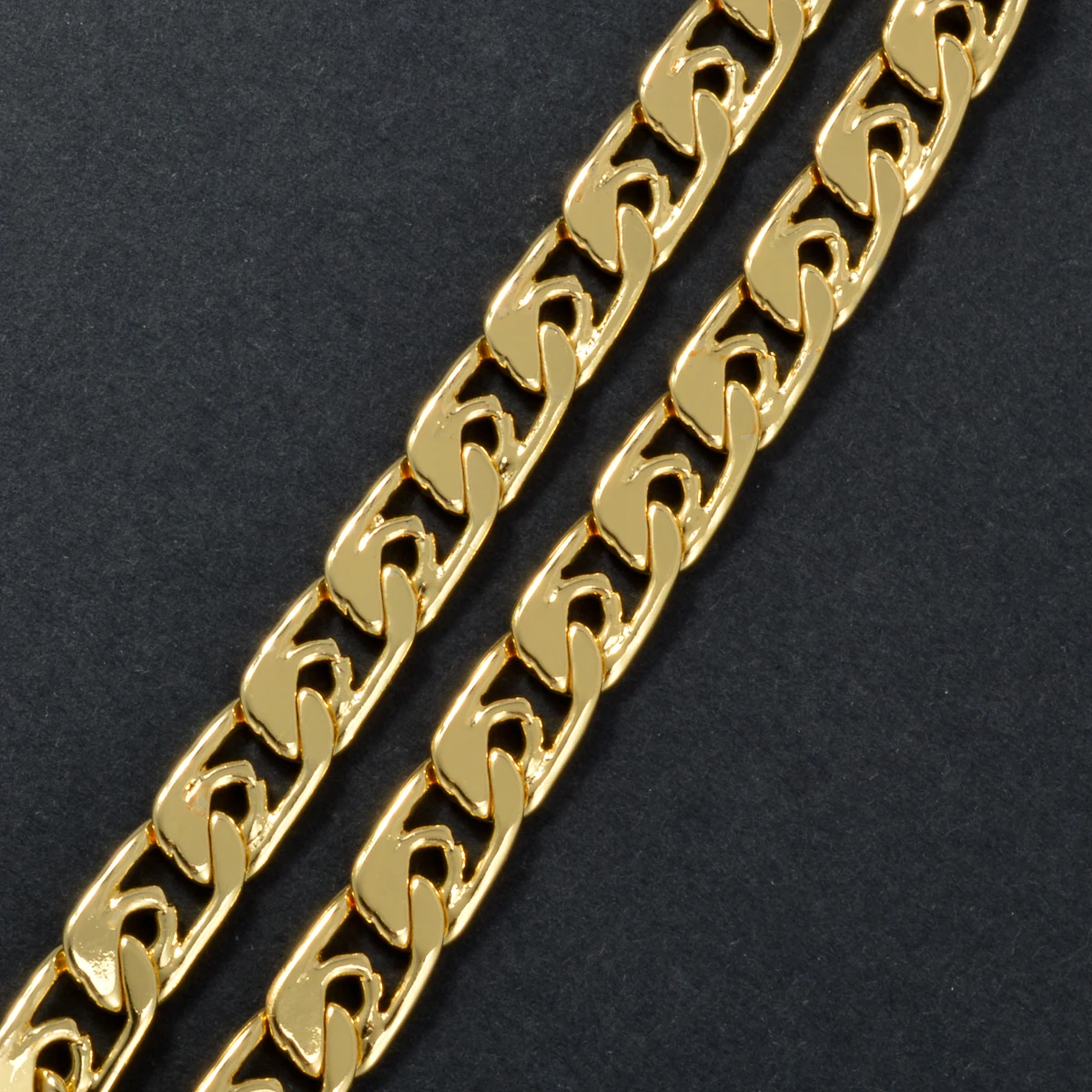 ZEADear Necklace Gold Color Chains 18K Copper Necklaces Metal 50cm 60cm Daily Accessories Engagement Women Links Birthday Gift