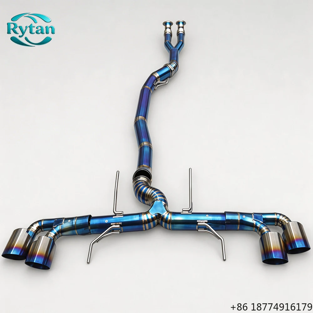 

TItanium Blue Valvetronic Exhaust Pipe System Catback for 101mm R35