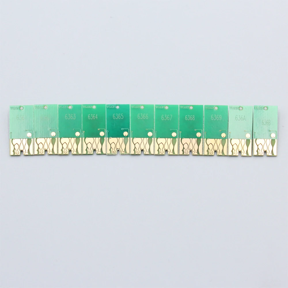 T6361-T6369 T636A T636B Cartridge Chip Permanent Chip ARC Chip For Epson Stylus Pro 7700 9700 7890 9890 7900 WT7900 9900 Printer