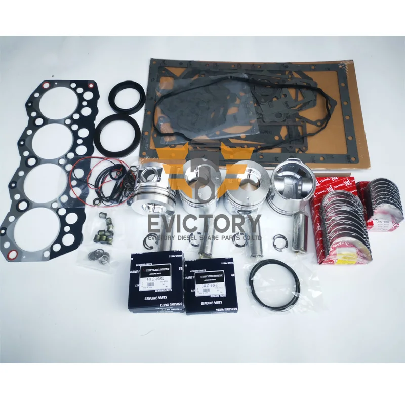 

For CATERPILLAR parts CAT C3.4DT C3.4 rebuild kit Piston ring gasket bearing valve guide