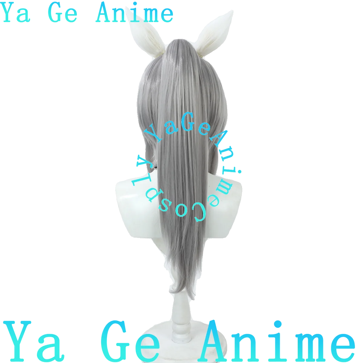 Ya Ge Uma Musume Pretty Derby Tamamo Cross Cosplay Wig With Ears And Tail Horse Racing Girl Game Reality Show Character Wig