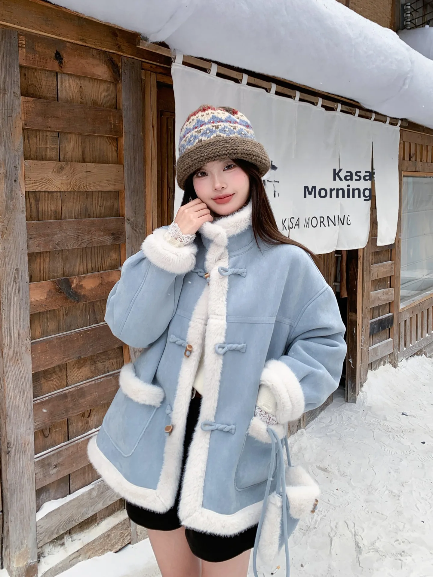 

Корейский Sle с меховым воротником из ягненка, повседневный тютин средней длины, женская зимняя новая замшевая верхняя одежда, мягкое пальто из ягненка для девочек