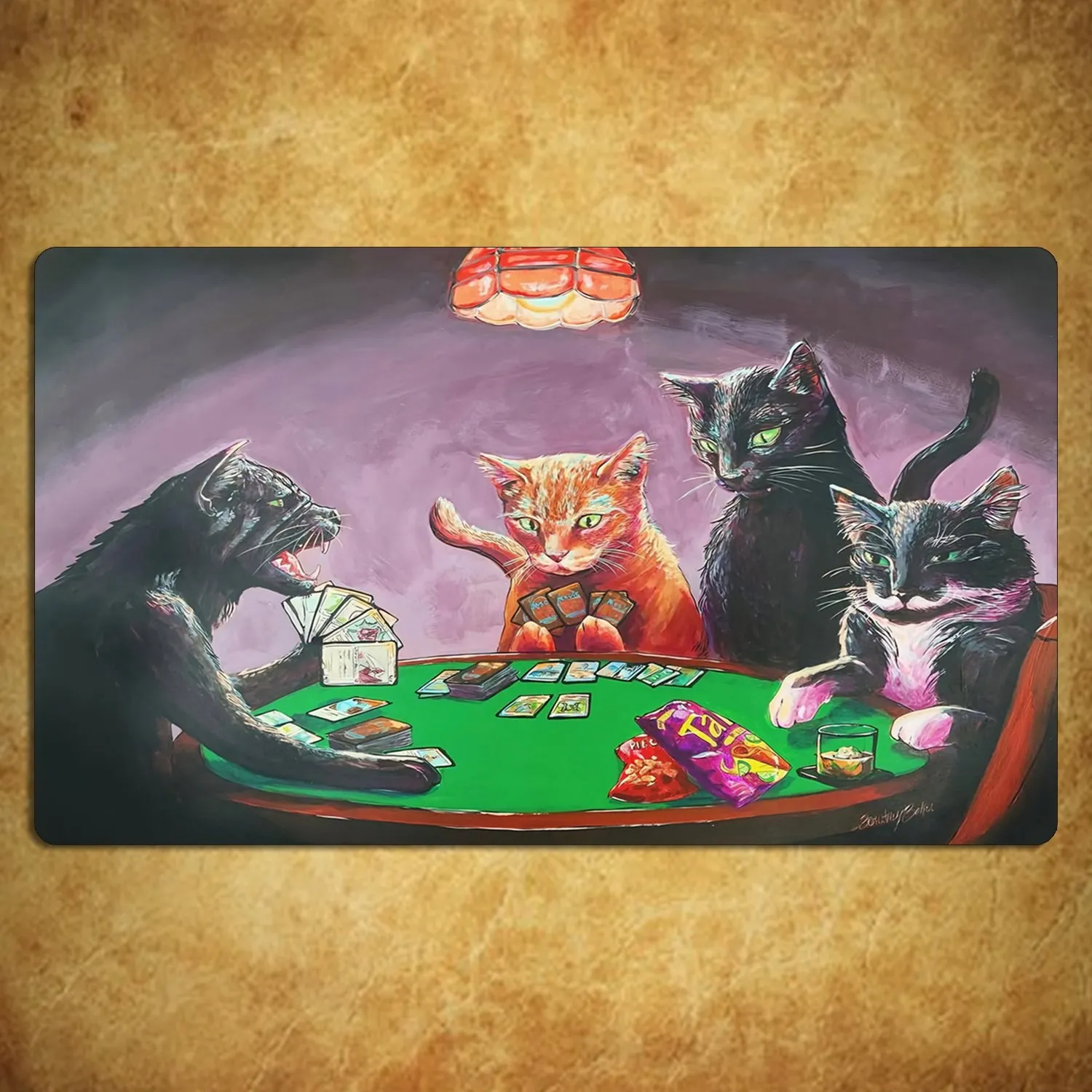 Game Mat Rubber Cat Deck Enhances Gameplay Experience for Players Offices Accessories Setup Mousepads Desk Organizer Gaming Mat