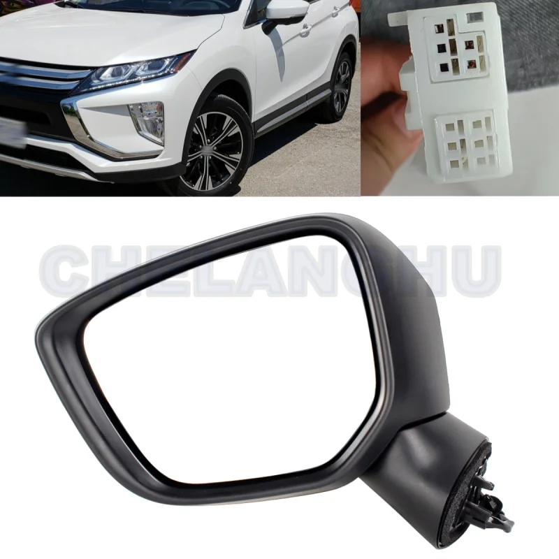 

Mirror Assembly For Mitsubishi Eclipse Cross 2017 2018 2019 2020 Left 5 Pins Paintable Heated Turn Light