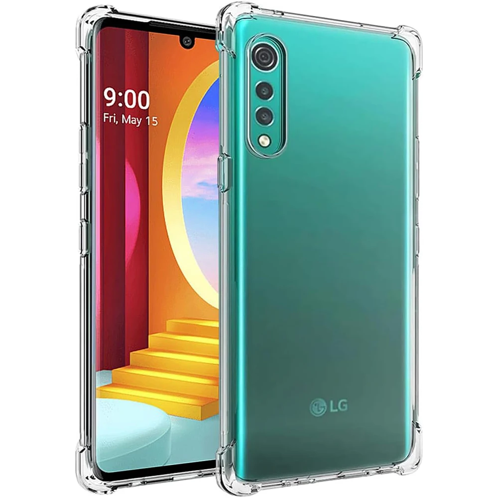 Case For LG Velvet Ultra Thin Soft Clear TPU Cover Case  for LG Velvet 5G LM-G900N LM-G900E Couqe