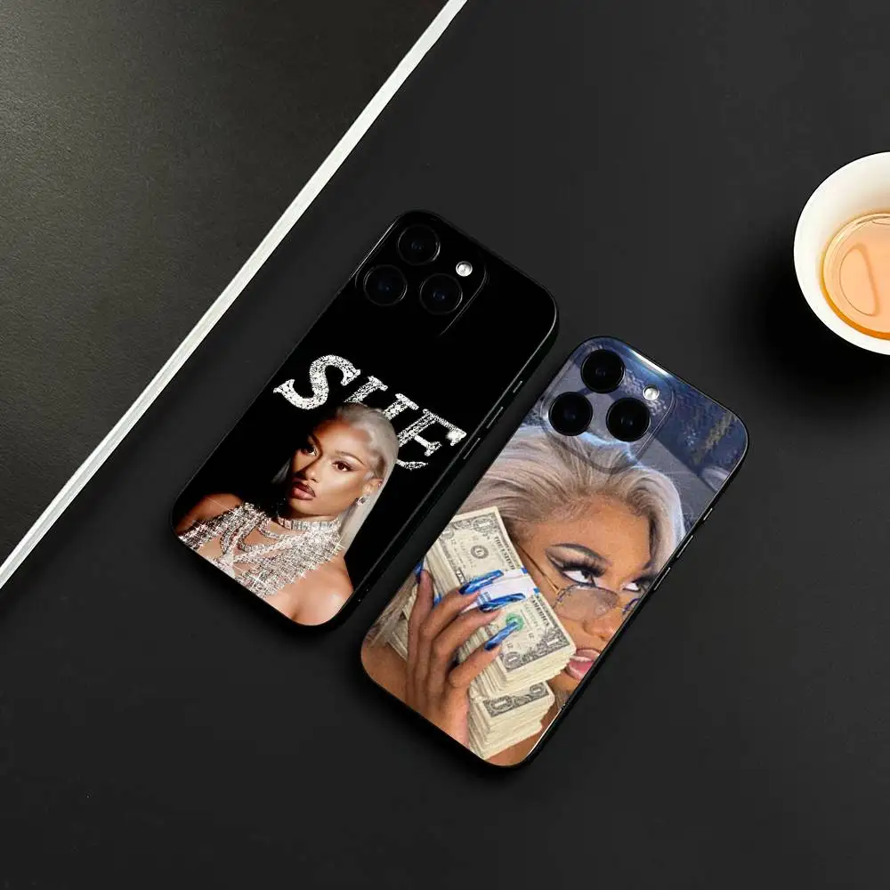 Megan Thee S-Stallion Phone Case For iPhone 17 16 15 14 13 12 Pro  ProMax  Plus Shockproof Soft Protective Cover Full
