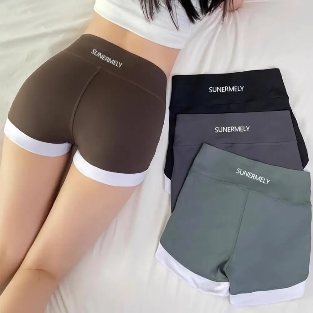 

Summer Shark Pants Women Thin Style Leggings High Waist Hip Liftting Traceless Safety Pants Quick Drying And Breathable Shorts