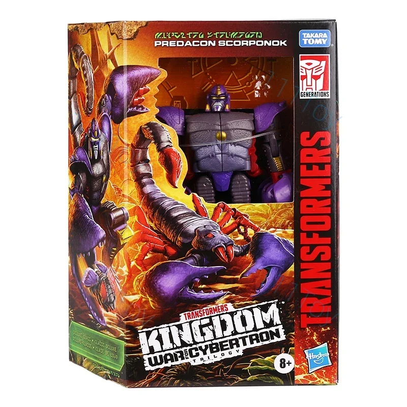 In Stock Transformers Toys War For Cybertron Trilogy Kingdom WFC-K23 Deluxe Predacon Scorponok Gifts Classic Hobbies Collectible