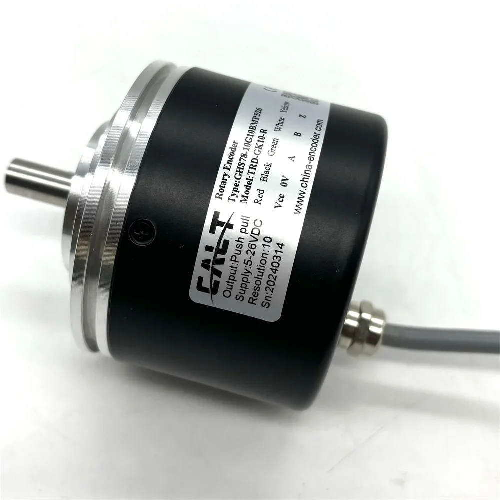 

TRD-GK10-R replacement calt incremental shaft rotary encoder GHS78-10G10BMP526 pushpull 5-26V