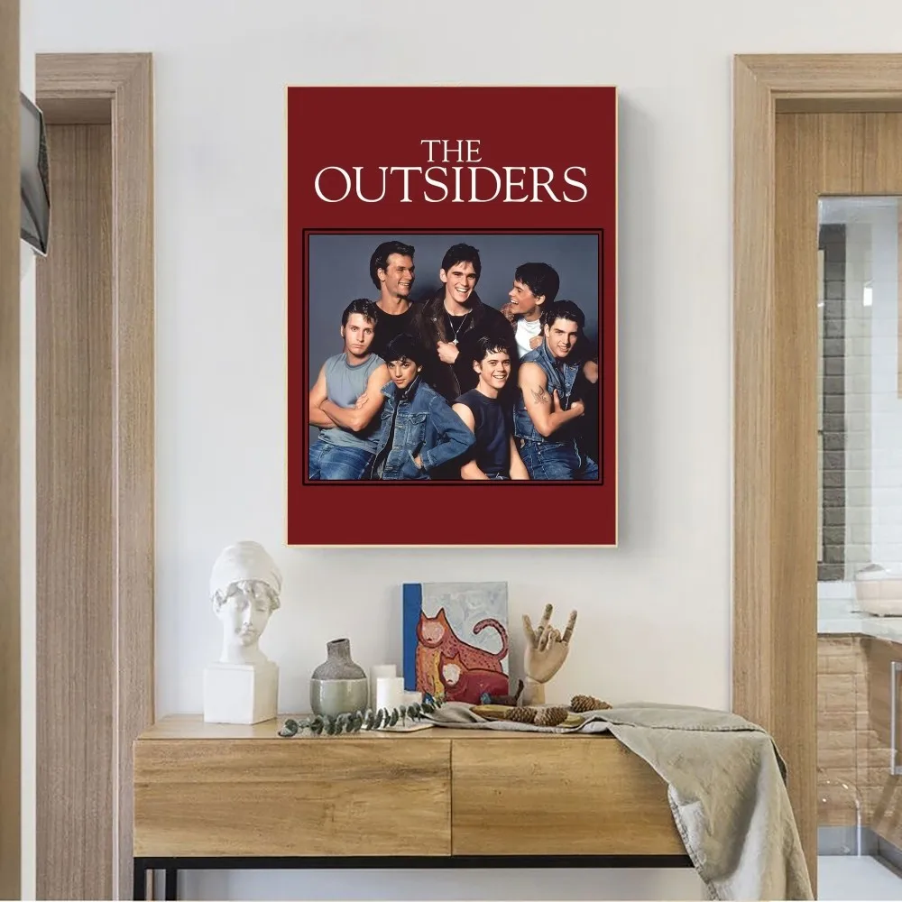 Movie The Outsiders  Poster No Framed Poster Kraft Club Bar Paper Vintage Poster Wall Art Painting Bedroom Study Stickers