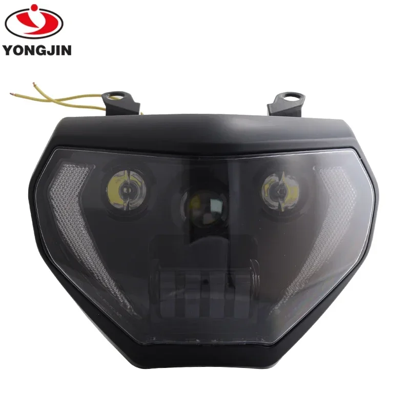 angel eyes motorcycle headlights with turn signal light  for MT07 MT09 FZ07 FZ09