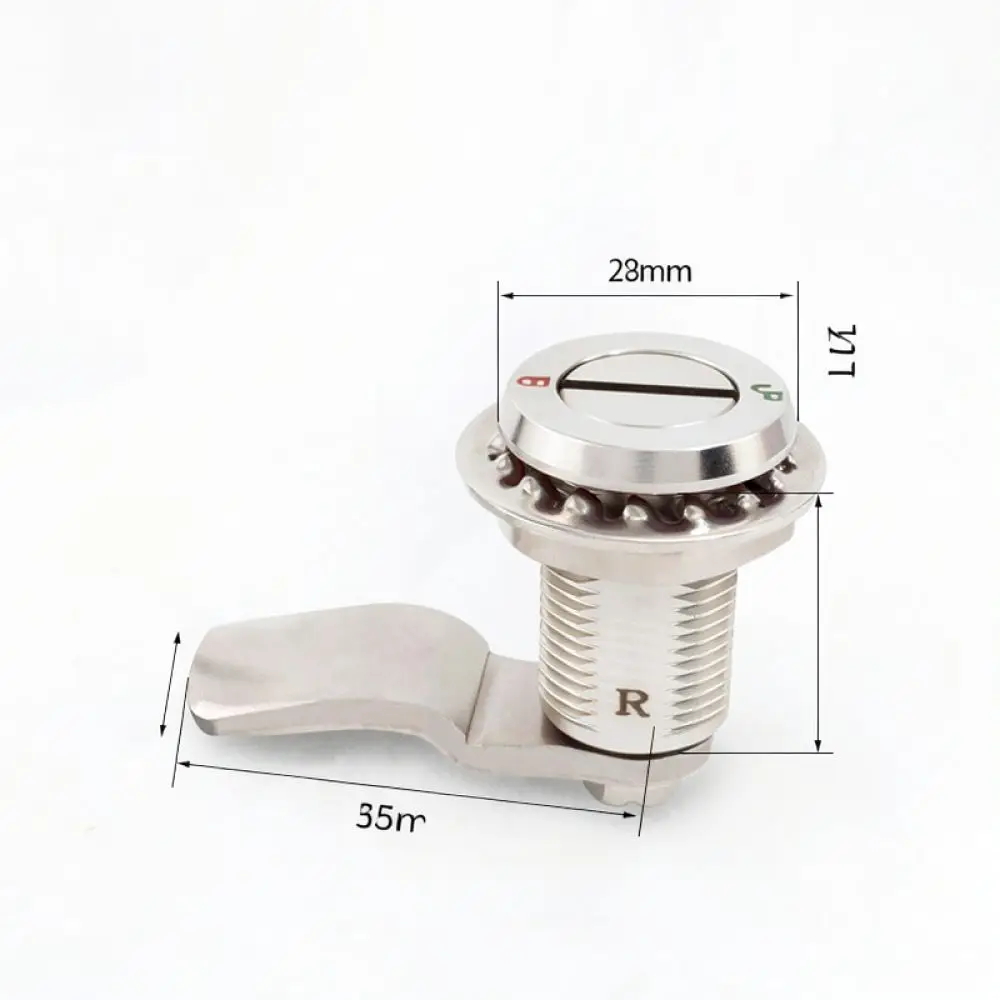 Robust Stainless Steel Lock MS816 Industrial Latch For Metal Tool Cabinet Electrical Panel Box Filing Cabinet Closure