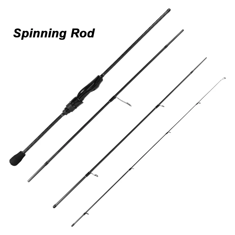 MIFINE MICROBITE TRAVEL Spinning Casting Rod 40 + 46T Carbon Fiber Schnelle Aktion 1,8 M/1,98 M/2,1 M/2,2 M Ultraleichte Köder Trout Pole