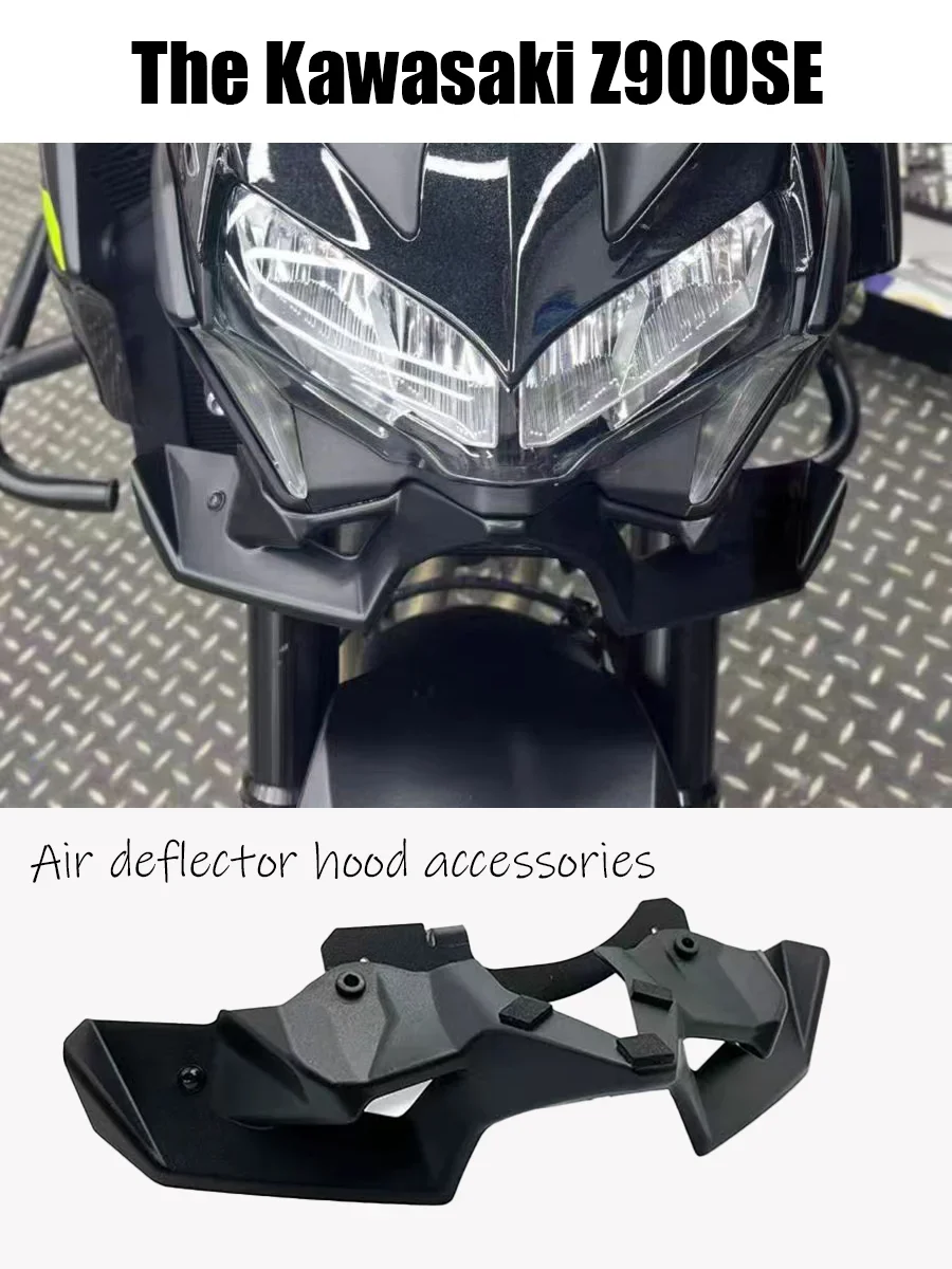 

Подходит для Kawasaki Z900SE, новое модифицированное фиксированное крыло под носовым спойлером, аксессуары для обтекателя