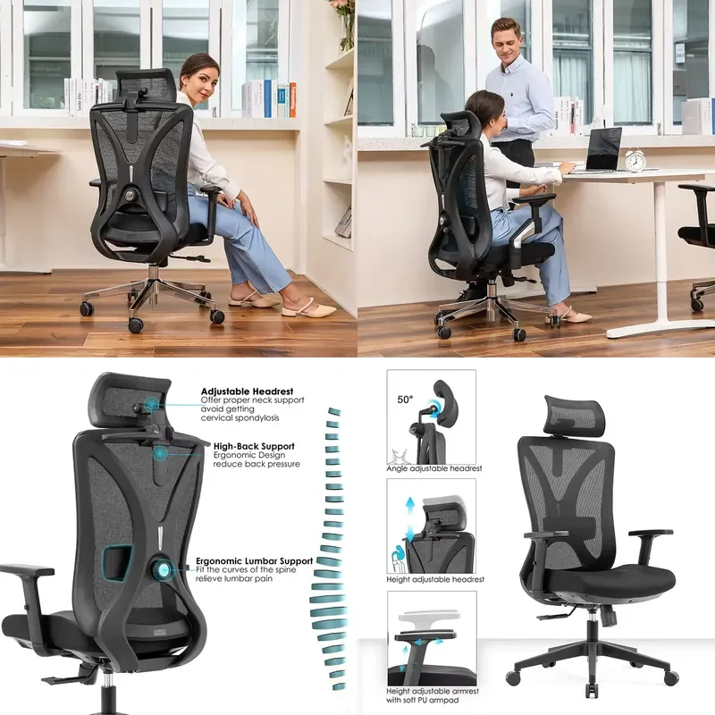durable Modern Fashion Manufacturer Wholesale High-tech Office Chair Mesh Chair Simple Modern Office Conference Chair