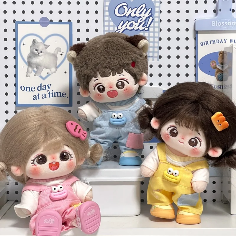 

Хлопковая одежда для кукол, верхняя серия на подтяжках 20 см, хлопковая футболка с лацканами, шорты с короткими рукавами, кукла-джокер без атрибутов и милая