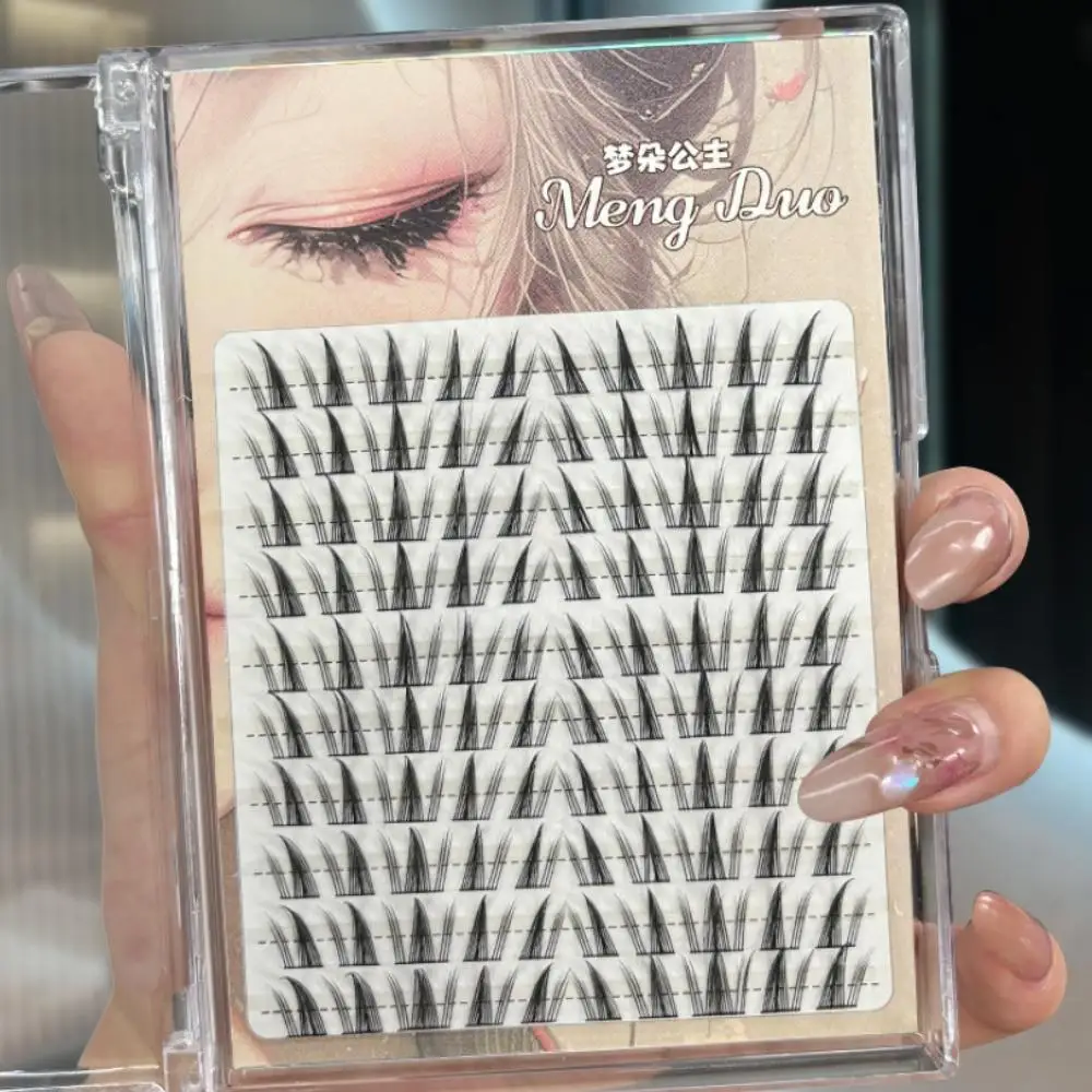 10-12mm Sunflower Natural Lash Clusters Wispy Soft Comfortable Cluster Eyelash Extensions Thin Band Individual Lashes Women