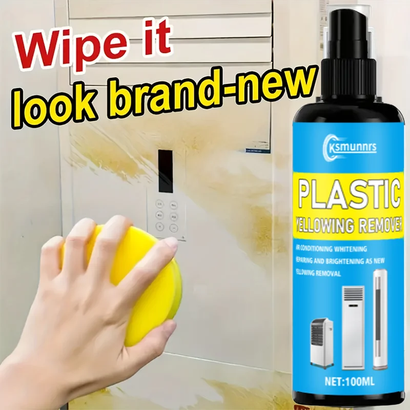 Plastic and Rubber Yellowing Remover and Air Conditioning Repair Agent - Instantly Remove Oxides, Scratches and Discoloration