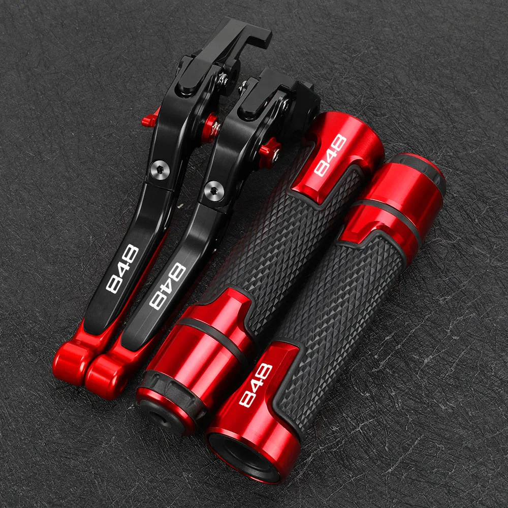 

848/EVO FOR DUCATI 848 EVO 2007-2013 Motorcycle Brake Clutch Levers & Handbrake Handlebar Grip Handle Hand Grips