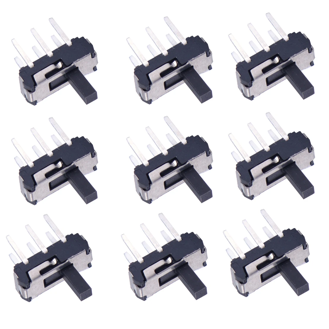 10Pcs 1P2T 6 Pin Bl…
